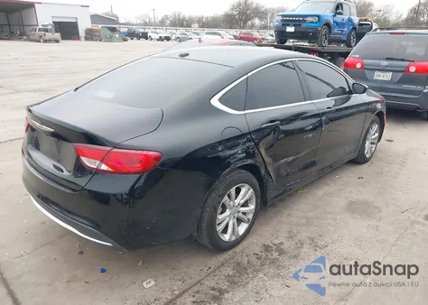 2015 Chrysler 200 Limited z USA, uszkodzony, nr VIN 1C3CCCAB6FN708372